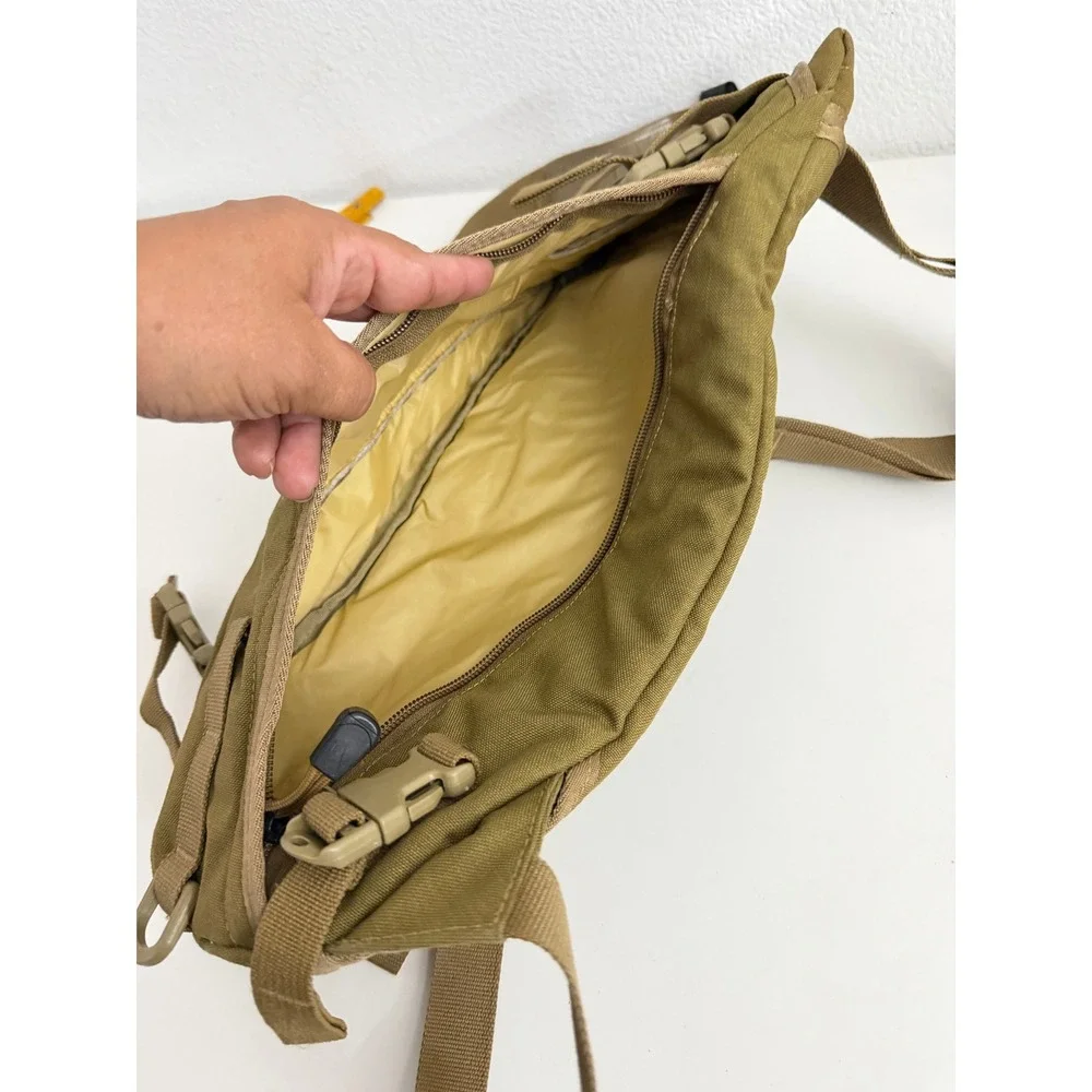 Coyote Tan Tactical Hydration Carrier Backpack‎ Insulated Military Style Pack